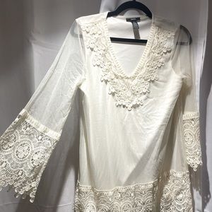 White lace blouse